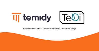 Teisininkų dienos (TeDi) su generaliniu rėmėju – Temidy platforma!